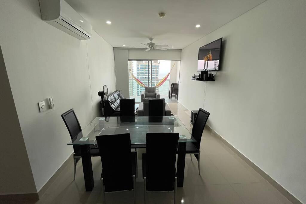 Infinitum Bocagrande-Piso 26-Apartamento Nuevo Cartagena エクステリア 写真